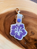 Hibiscus Flower Keychain