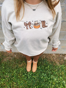 Howdy Pumpkin Crewneck