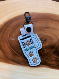 Dog Mom Tumbler Keychain