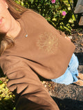Sunflower Outline Crewneck