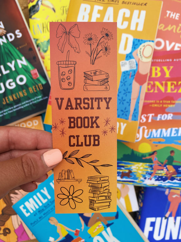 Varsity Book Club Bookmark