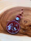 Mountain Scene Keychain