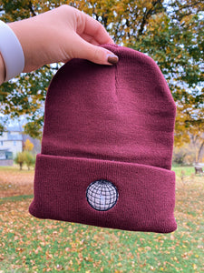 Disco Embroidered Beanie