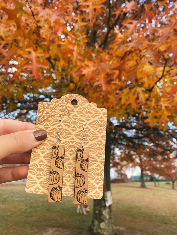 Pumpkin Earrings