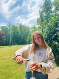 Cheers Embroidered Sweatshirt