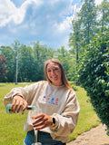 Cheers Embroidered Sweatshirt