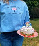 Celebrate Embroidered Sweatshirt