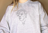 One Line Art Harry Styles Crewneck Sweatshirt