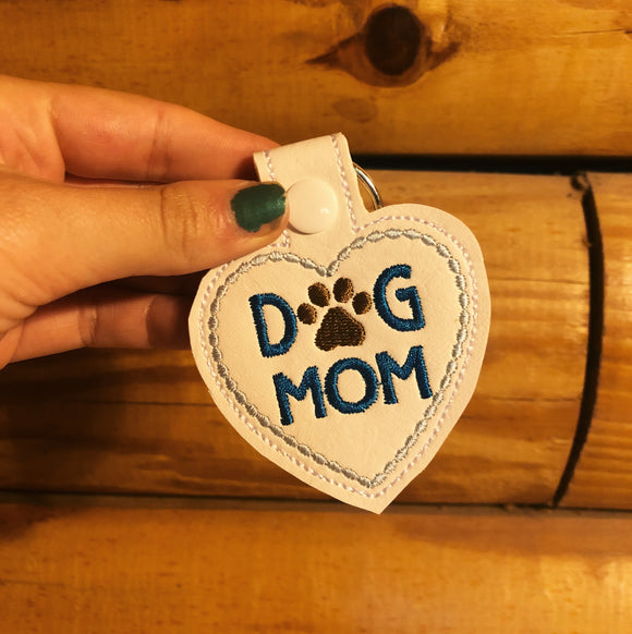 Dog Mom Keychain