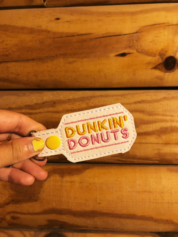 Dunkin' Donuts Spell Out Keychain