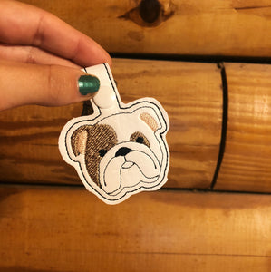 Bulldog Keychain