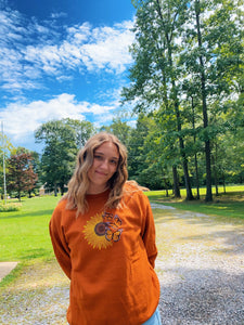 Monarch Sunflower Crewneck