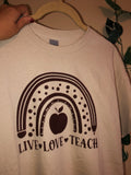 Teacher Boho Rainbow T-Shirt