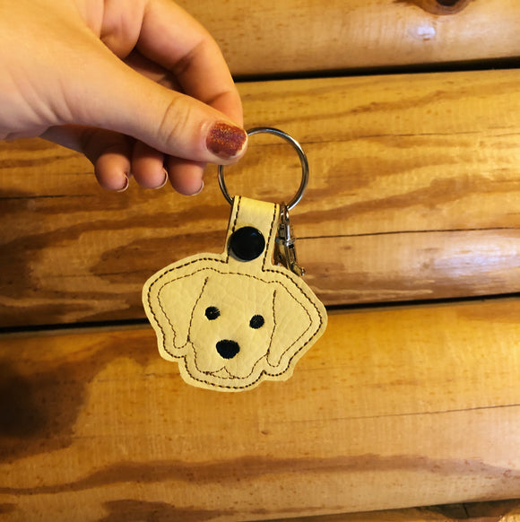 Yellow Lab Keychain